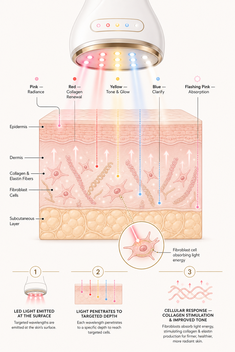 How LED light therapy works